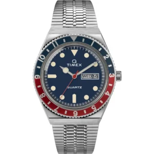 Timex Blue Round Dial Quartz Analog Men Watch