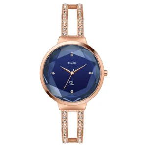Timex Fria Blue Round Dial Quartz Analog Women Watch